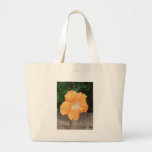 Peach Hibiscus 1 Tote Bags