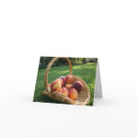 Peach notecard