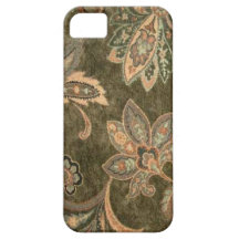 Peach Sage Paisley iPhone 5 Cover