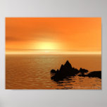 Peach Sunset posters