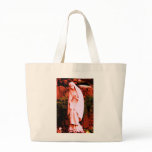 Peach Virgin Mary Statue Bags