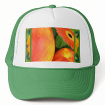 Peaches on Kiwi Cap