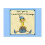 Peachick Handsome like Grandpa Postcards
