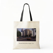 Peachtree Street, Atlanta, Georgia, U.S.A. Tote Bags
