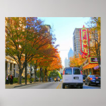 Peachtree Street in the fall