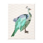 Peacock Art Canvas Gallery Wrapped Canvas