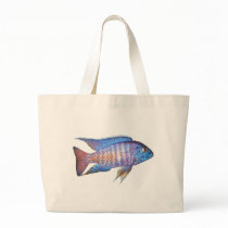Peacock - Aulonocara sp. Canvas Bags