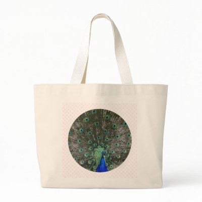 Peacock Canvas Bags by BisforBirds