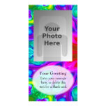 Peacock Bloom Vertical PhotoCard Template