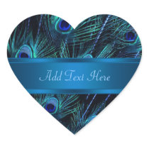 Peacock Blue Peacock Feather Envelope Seal