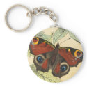 Peacock Butterfly keychains