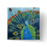 Peacock Button