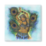 Peacock Dancer Magnet
