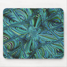 Peacock Design Mousepad