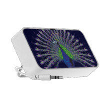 Peacock Doodle Speaker