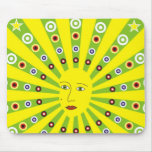 Peacock Face Mouse Pads