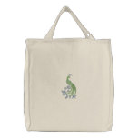 Peacock Fantasy Tote embroidered bags