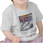 Peacock Feather and Flute - Hare Krishna t-shirts