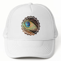 Peacock Feather Designs Baseball Hat