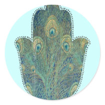 Peacock Feather Hamsa