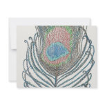 Peacock Feather invitations
