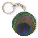 Peacock Feather keychains