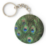 Peacock Feather Keychain