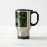 Peacock Feather Mug For Mum