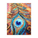 Peacock Feather Painting postcards