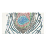 Peacock Feather photo cards