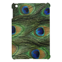 Peacock Feather Print Case For The iPad Mini