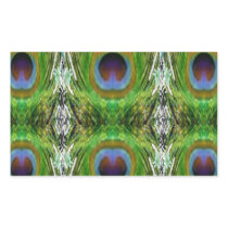 Peacock Feather Show Stickers