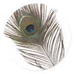 Peacock feather stickers