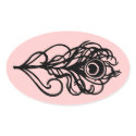 Peacock Feather stickers
