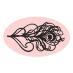 Peacock Feather stickers