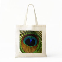 Peacock Feather Tote Bag