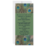 Peacock Feather Wedding invitations