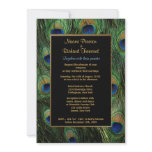 Peacock Feather Wedding Invitation