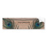 Peacock Feather with Bricks