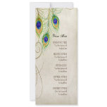 Peacock Feathers Black Damask Wedding Stationery invitations