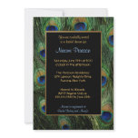 Peacock Feathers - Bridal Shower Custom Invitations