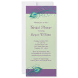 Peacock Feathers Bridal Shower Invitation