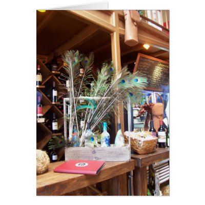 Peacock Feathers Cards by Tina_Bellina