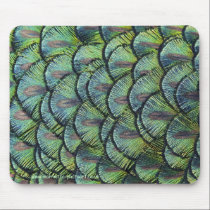 Peacock Feathers Mousemat mousepads
