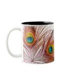 Peacock Feathers Mug