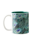 Peacock Feathers Mug