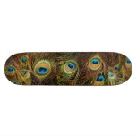 Peacock Feathers Skateboard