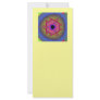 Peacock Fractal Mandala Pink Green Rack Cards