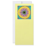 Peacock Fractal Yellow Purple rack cards
