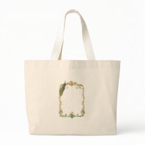 Peacock & Gold Filigree Canvas Bags